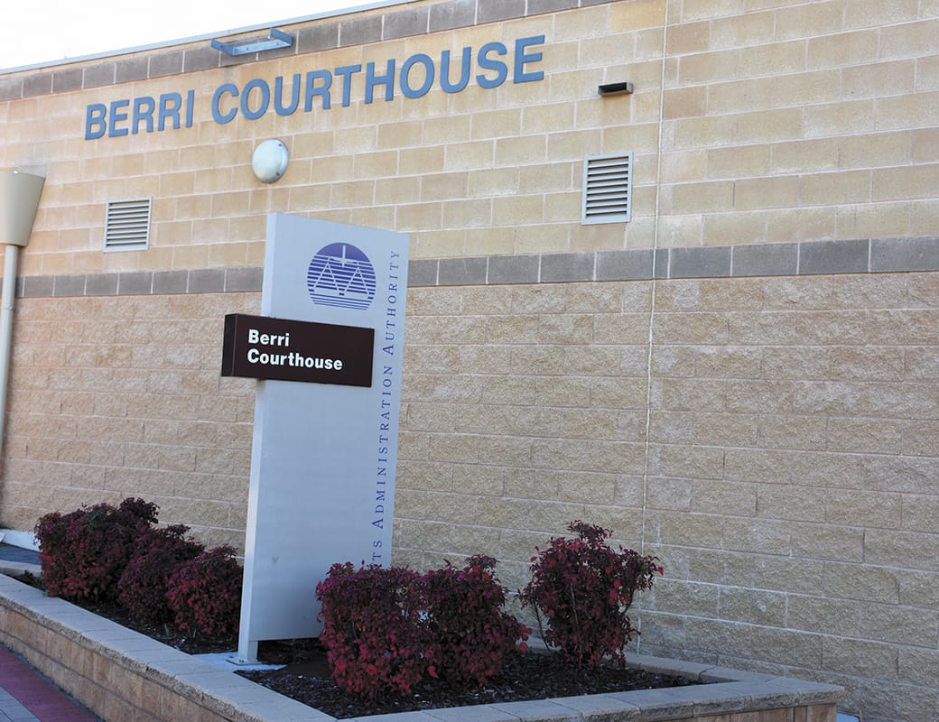 Berri Courthouse beefs up security as point-of-entry searches introduced... SAFETY FIRST