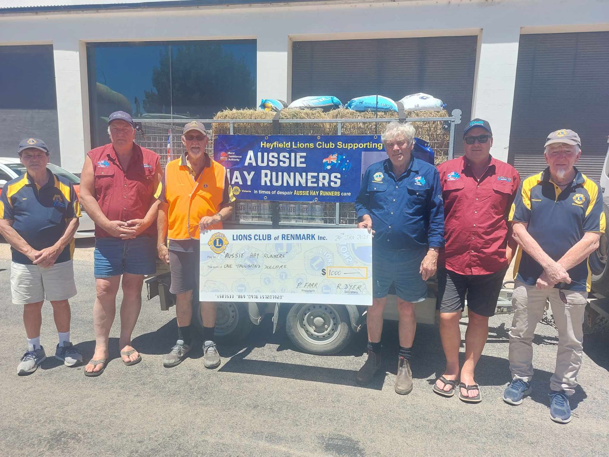 Hay run makes Renmark stop