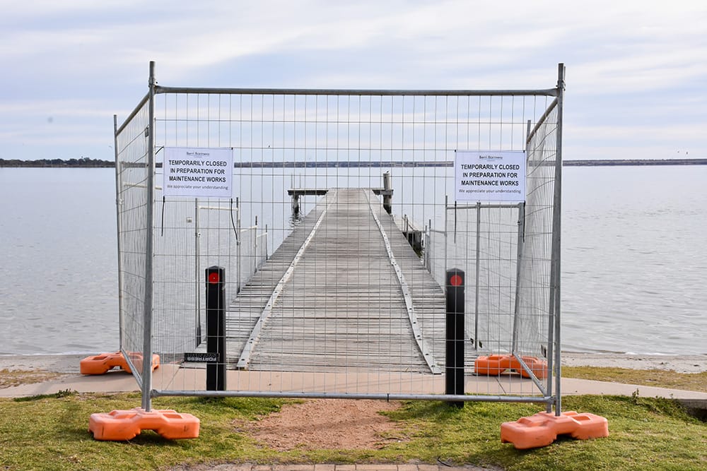 Safety concerns shut jetty