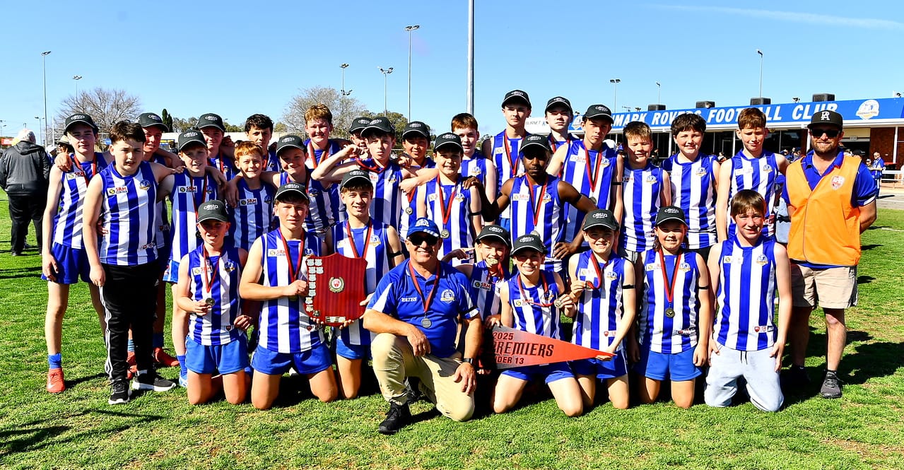 Rovers romp to under 13s premiership win