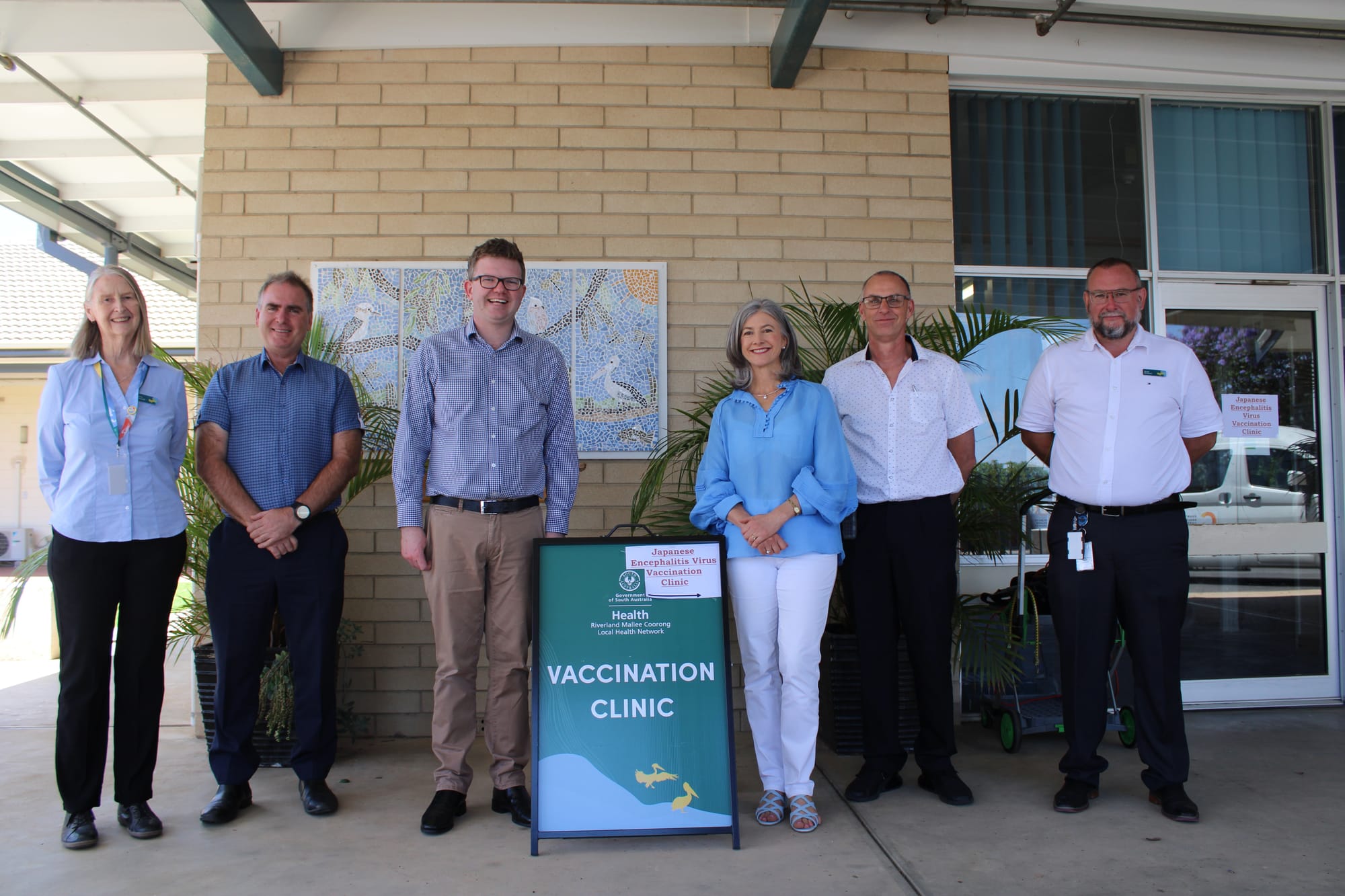 Nicola and SA Health drop in to issue mozzie warning