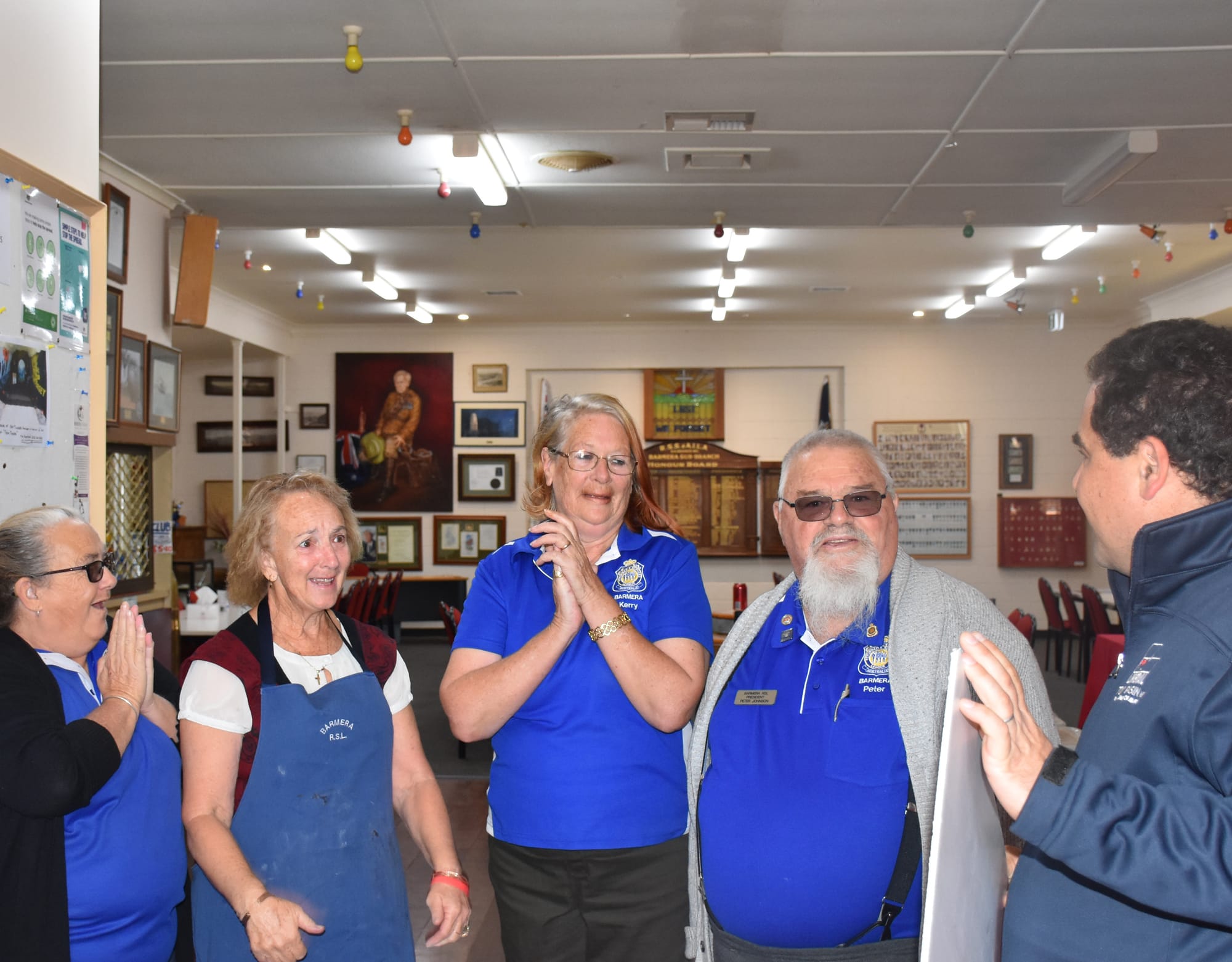 RSL members delighted with kitchen cash