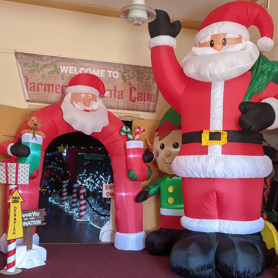 Visit the jolly man in red in Barmera