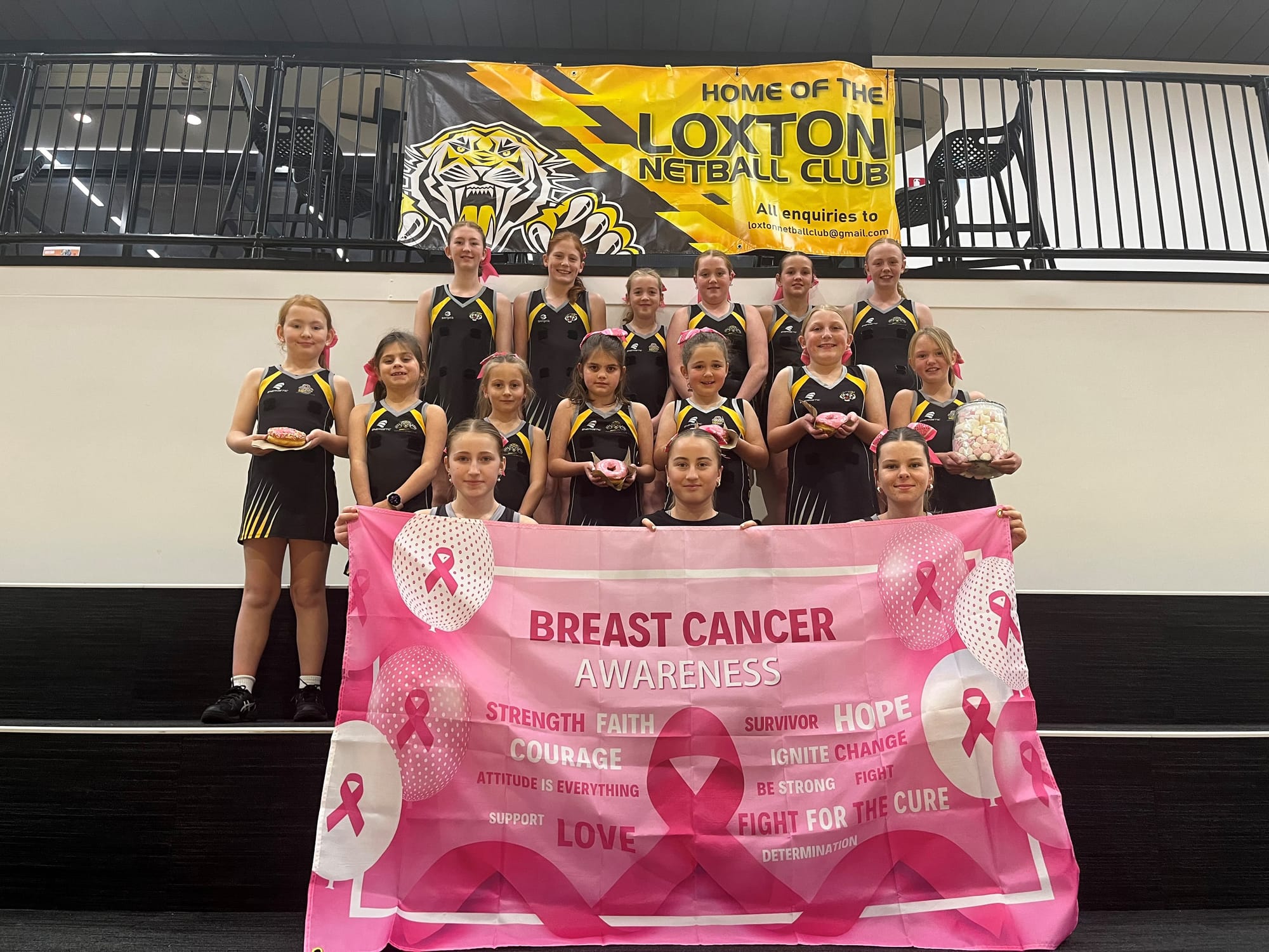 Riverland netball turns pink for special cause