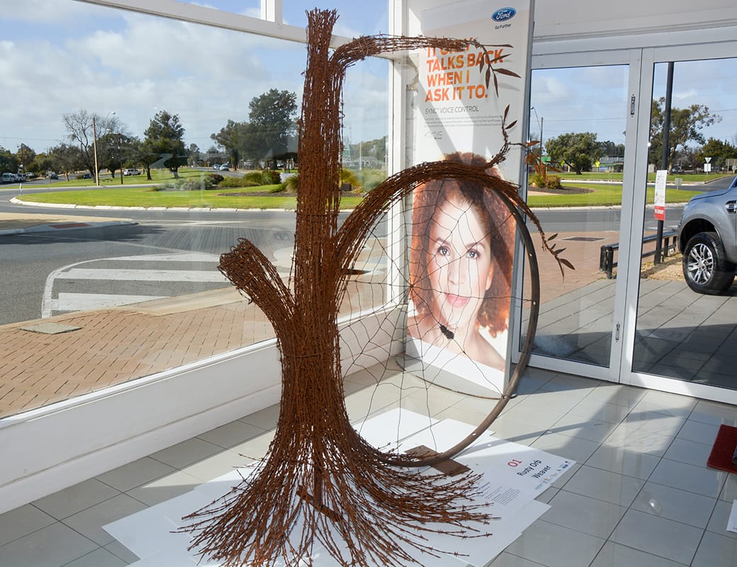 Art exits East Terrace