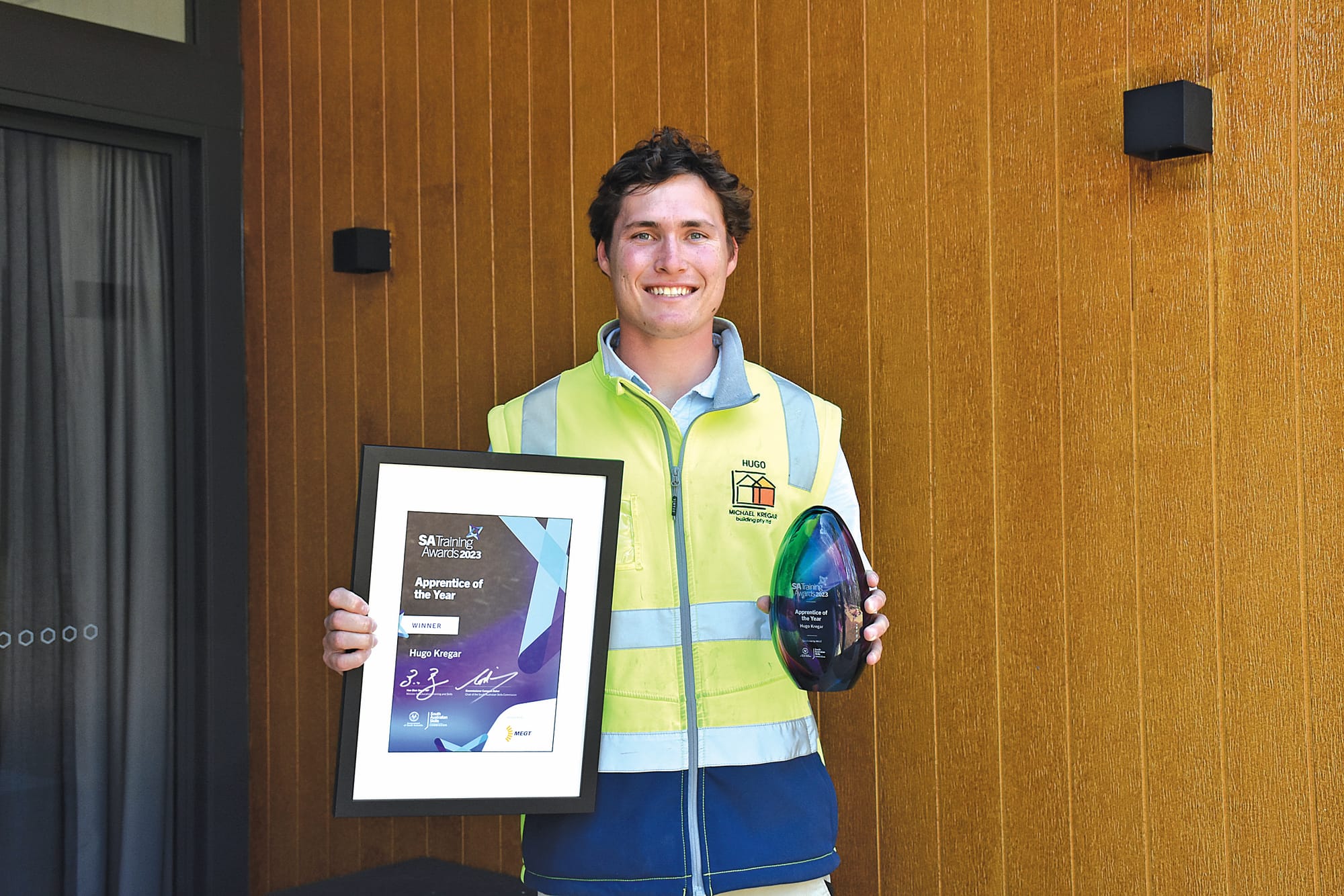 You go, Hugo: Riverlander takes out state award for Apprentice of the Year