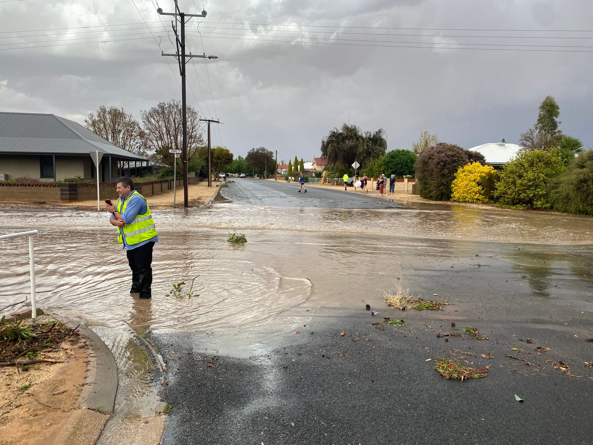 Flooding in Loxton.