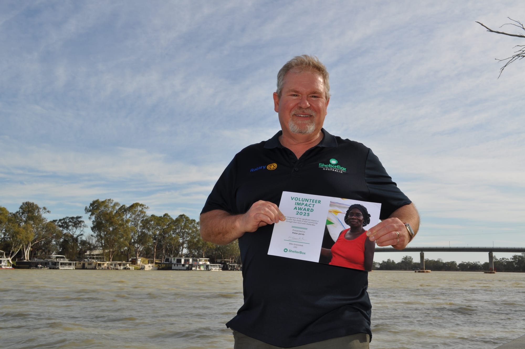 Pat on the back for Berri’s Peter Jarvis