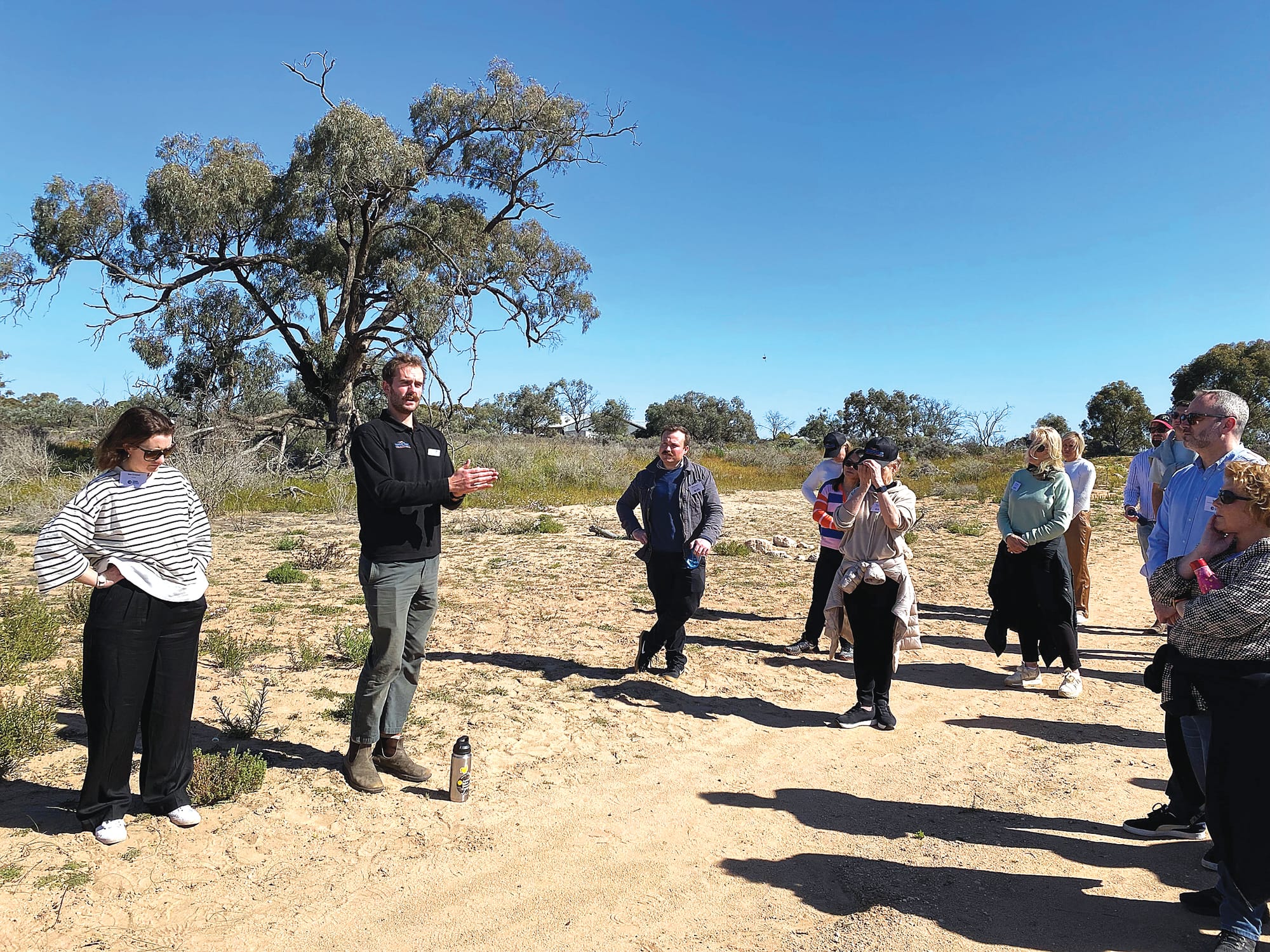 Future leaders visit Calperum Station