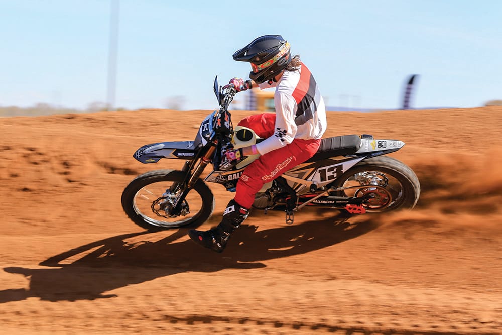 Gnarly ride at Finke