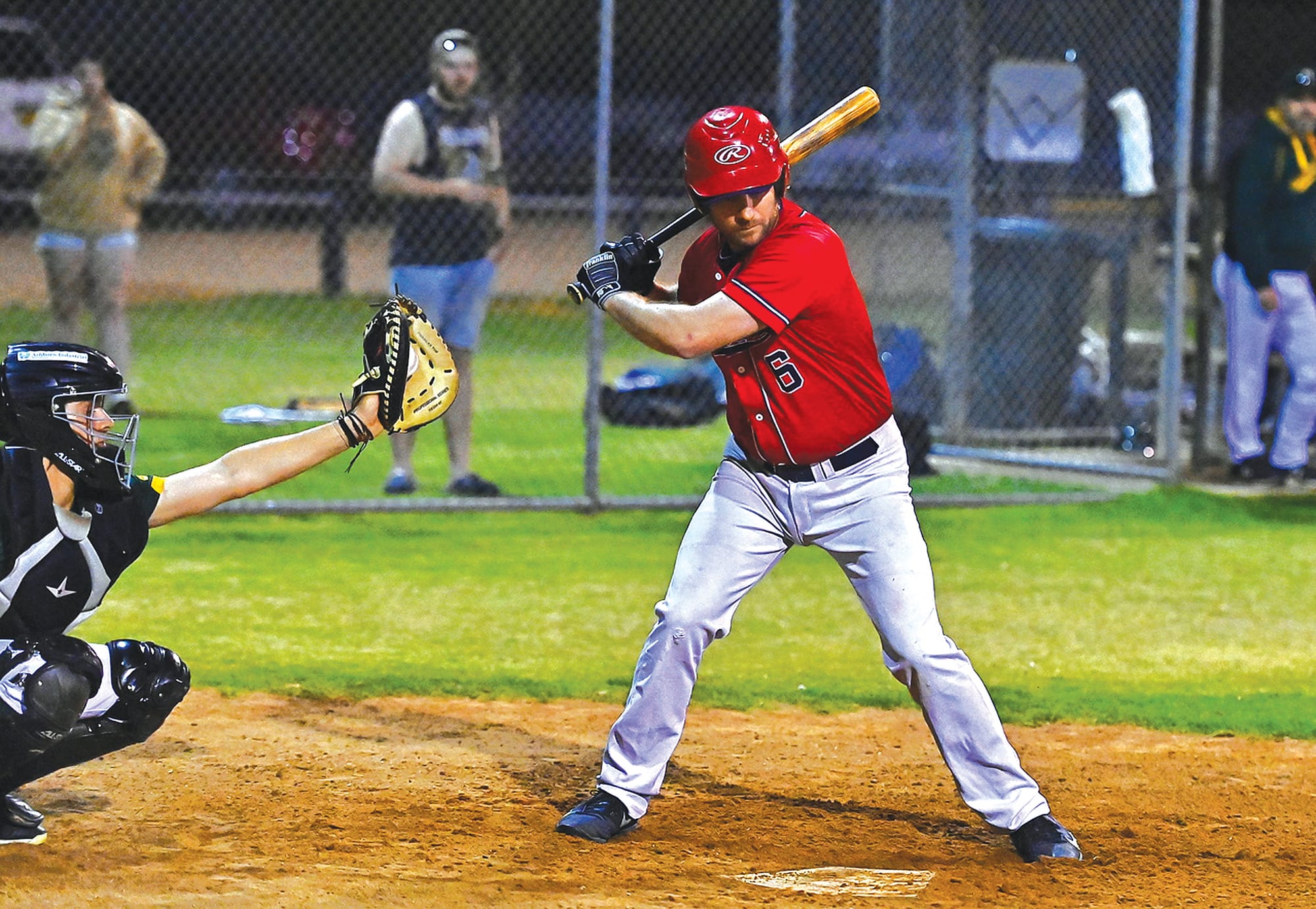 Goldspink stars in baseball