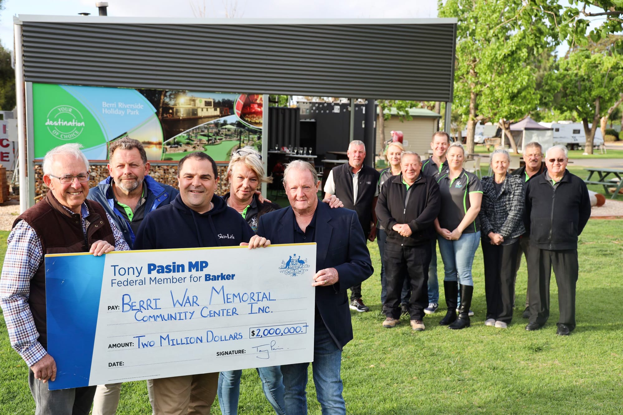 A Berri good outcome: $2 million cash injection for park’s new luxury apartments