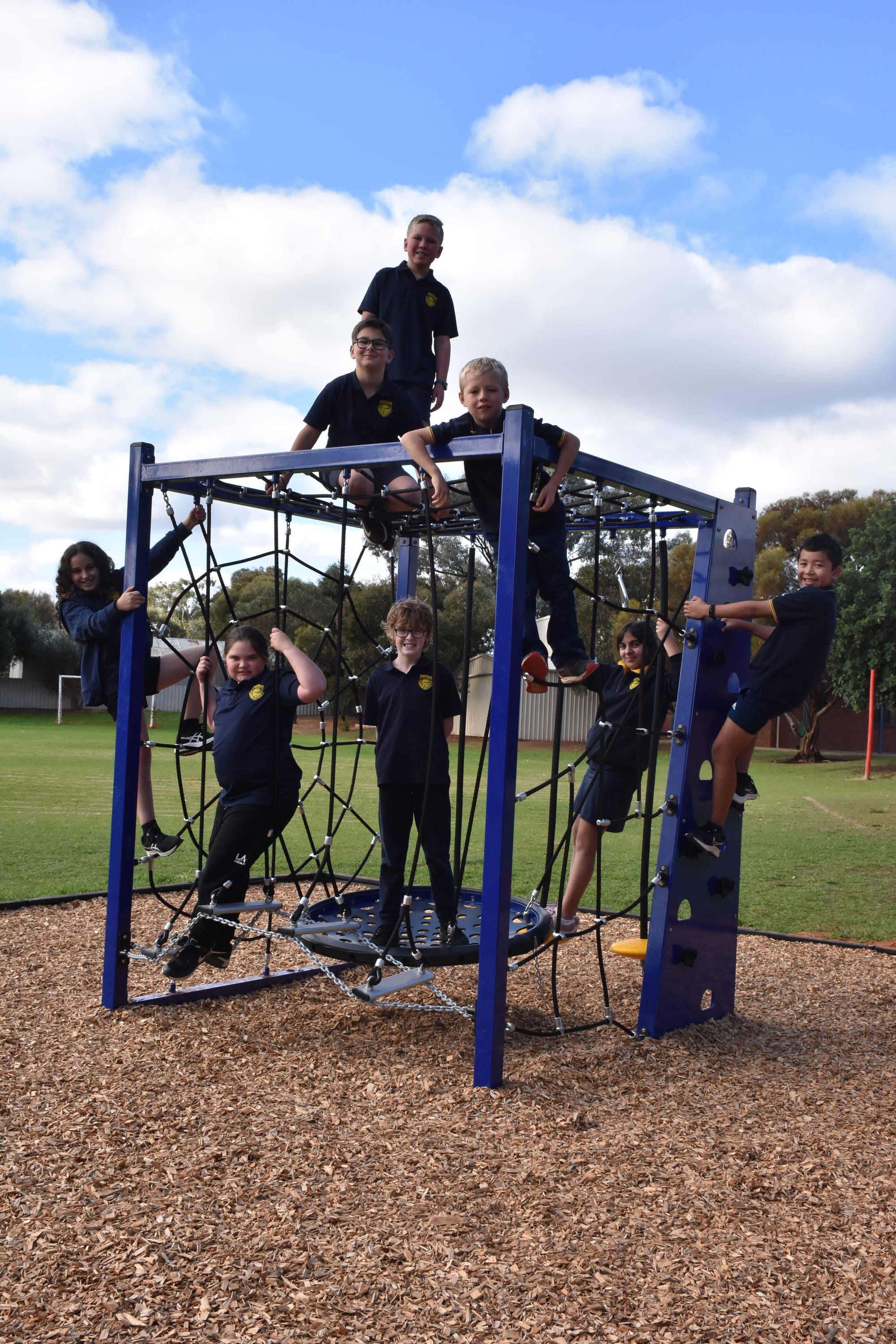 New playground equipment for RNS