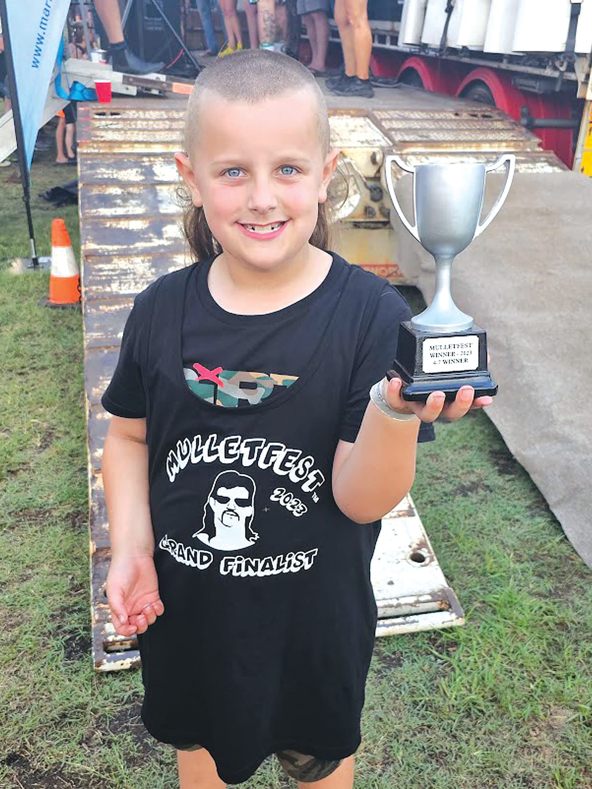 Winning mullet