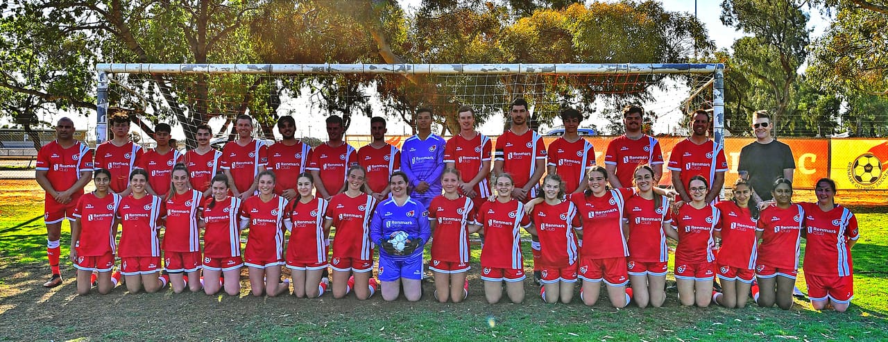 Renmark do the soccer double