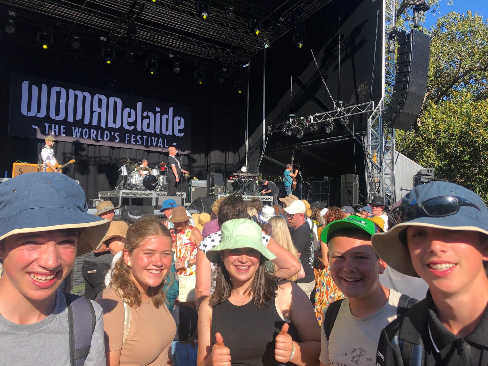 High school musos learn from WOMADelaide
