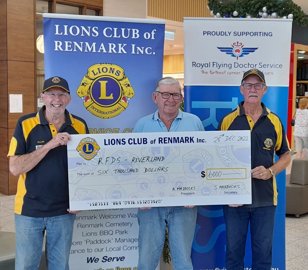 Riverland RFDS get fundraising boost