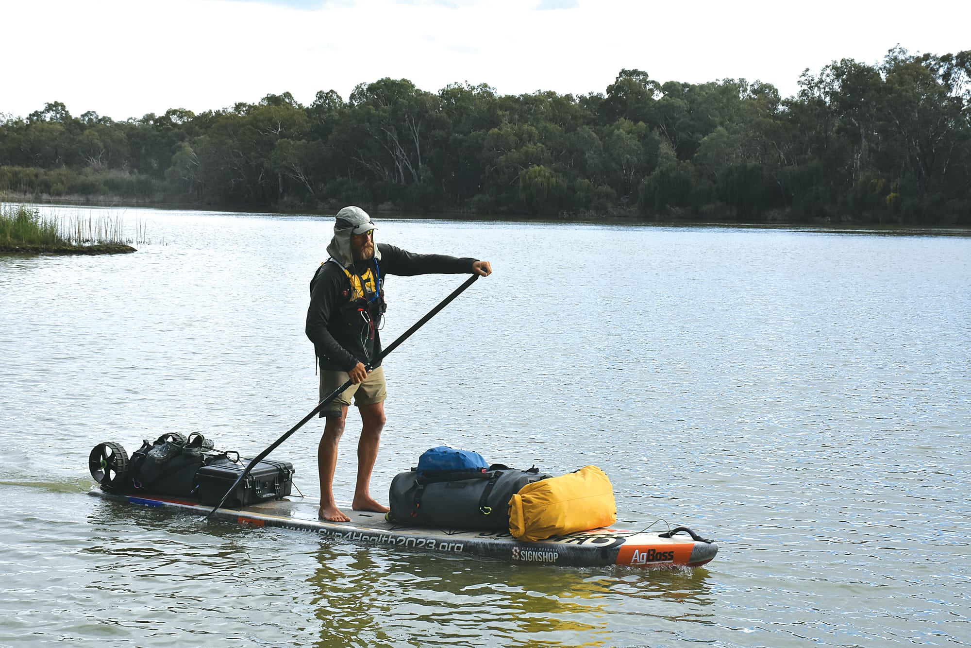Man on a Murray River mission