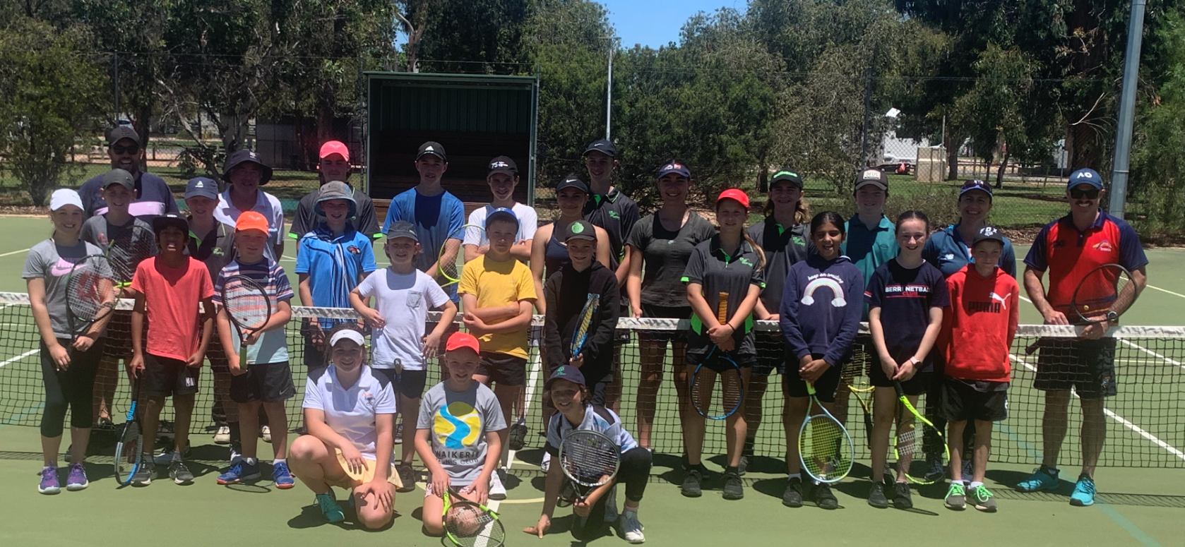 Tennis camp success