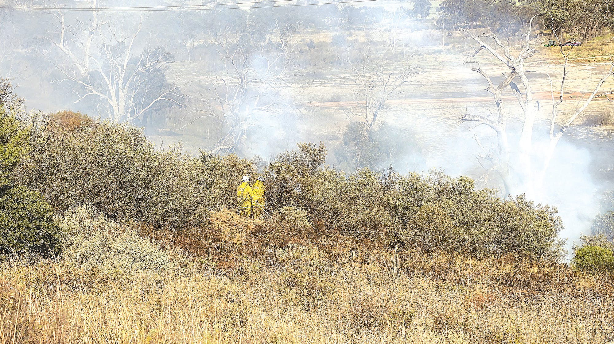 Fire contained due to quick response by locals