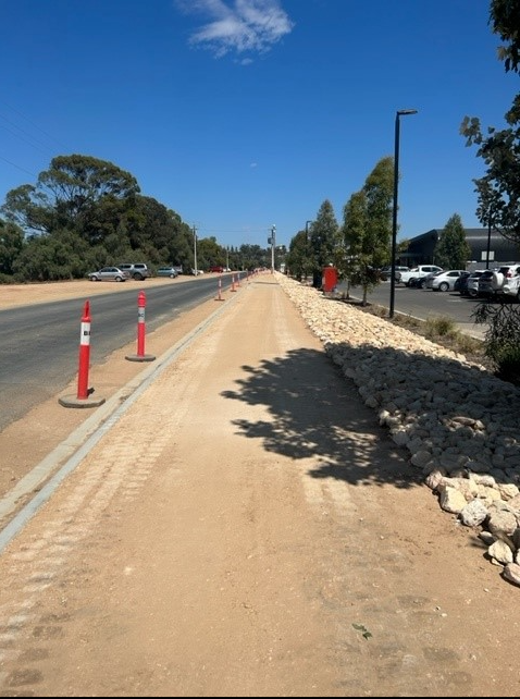 Berri footpath disruption