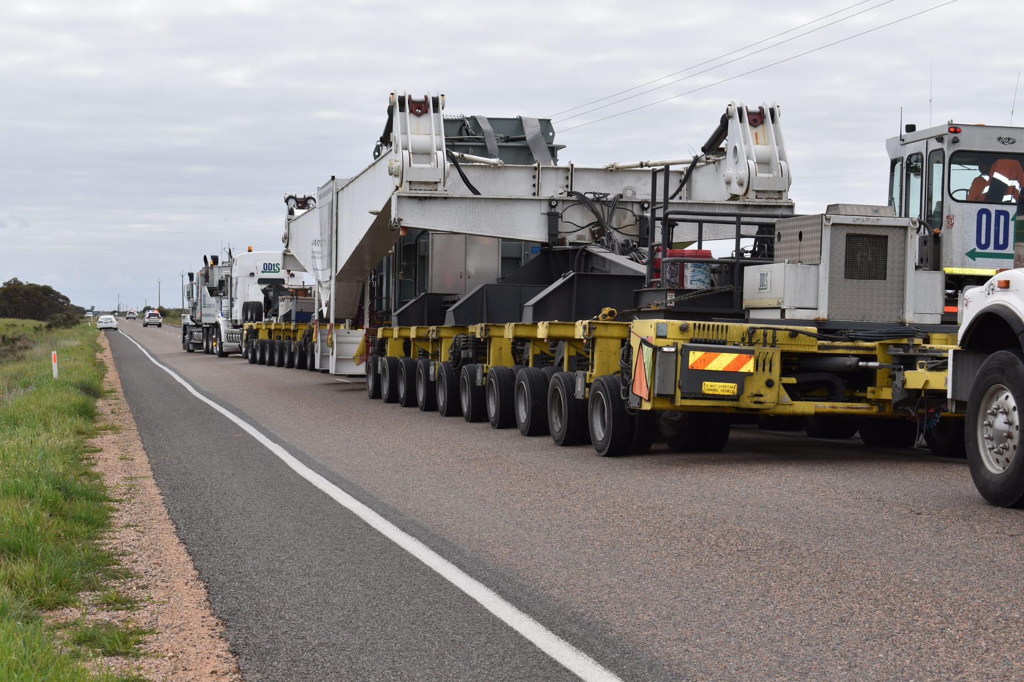90m long and fully loaded