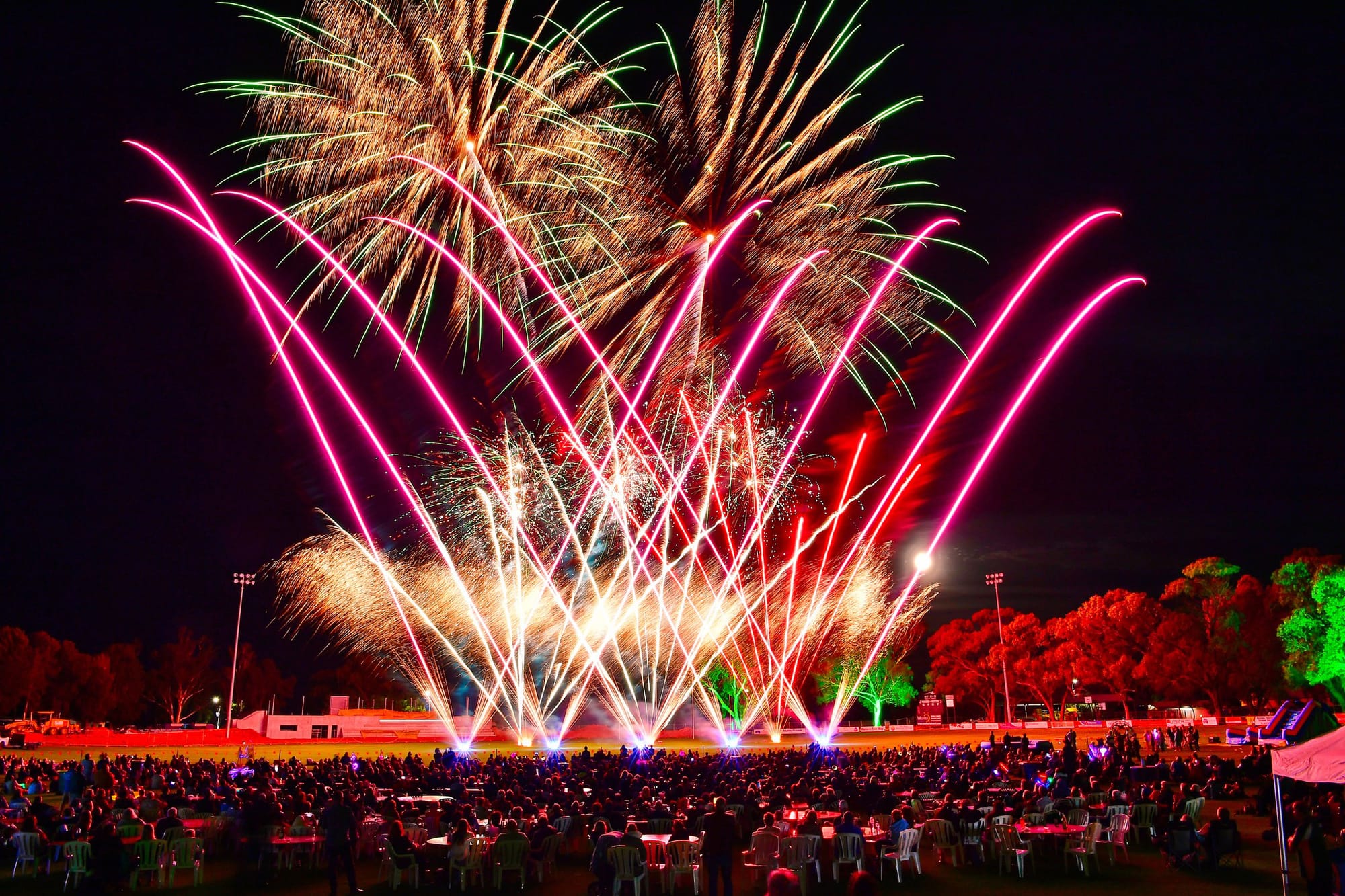Spectacular fireworks for community Australia Day