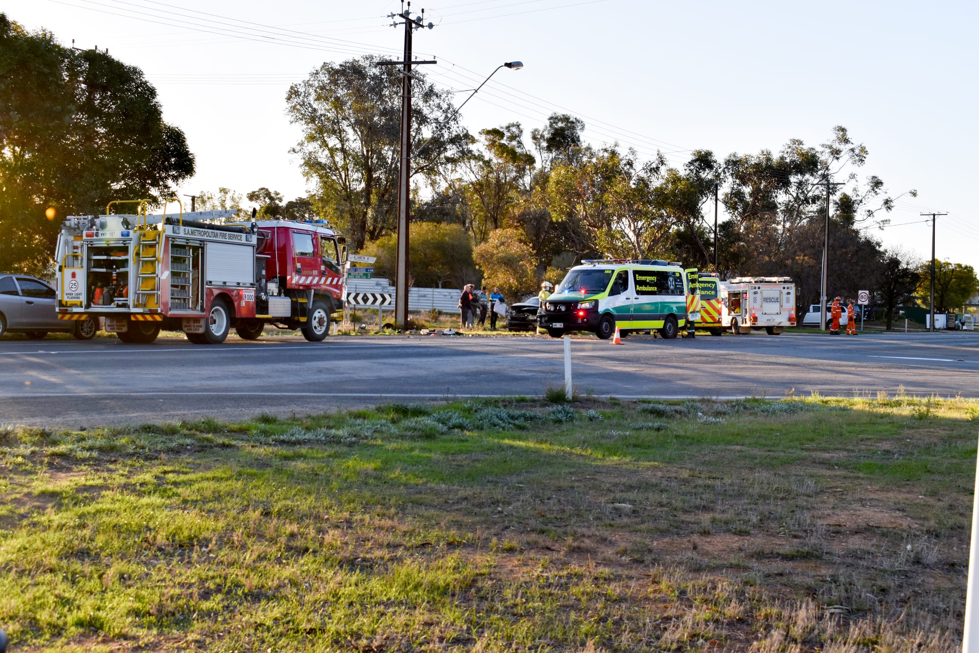 Rear-ender at Loxton North