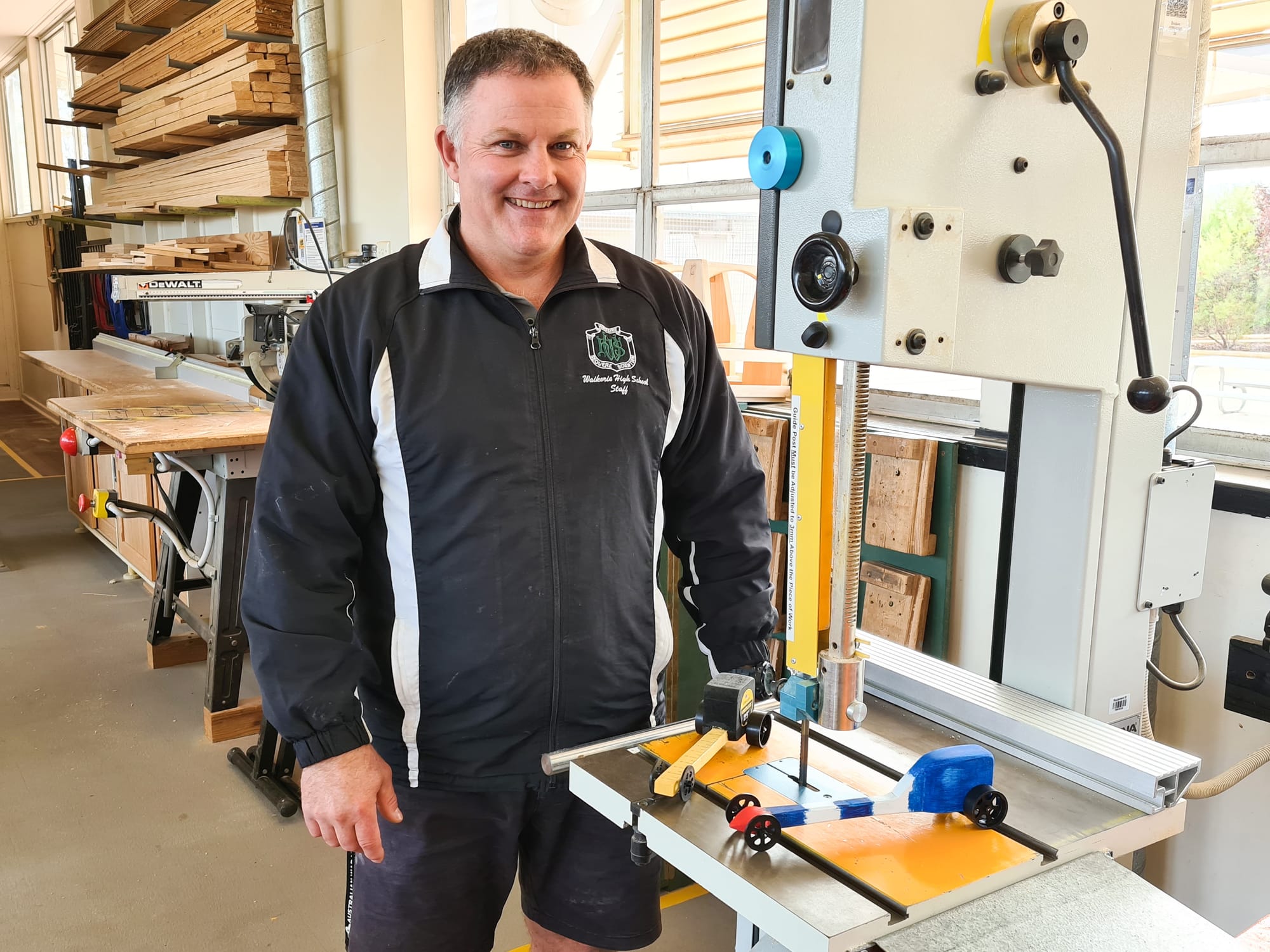 CO2 dragsters take to the track at Waikerie High
