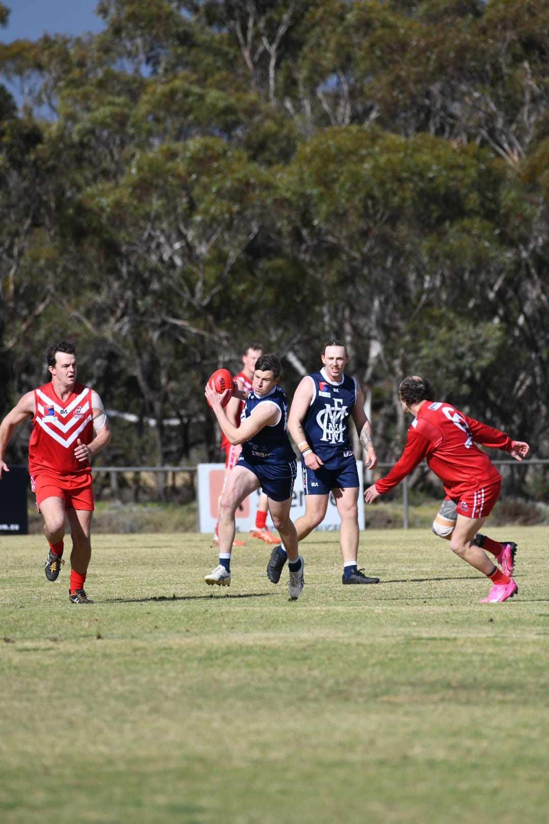 Footy family’s father vs son battle