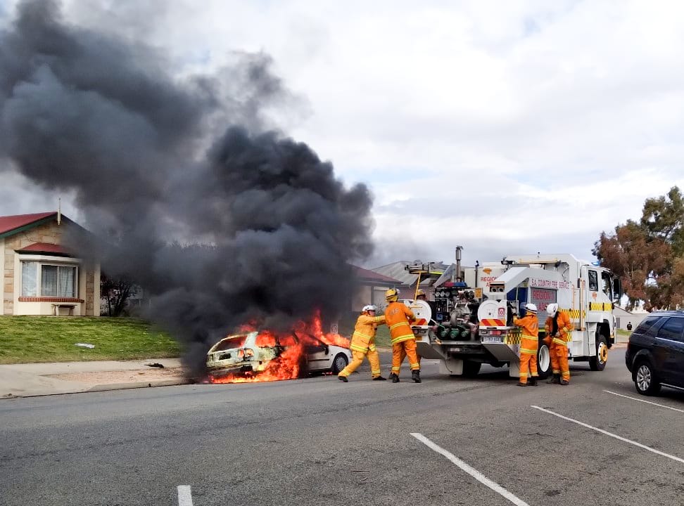 Car fire's cause unknown