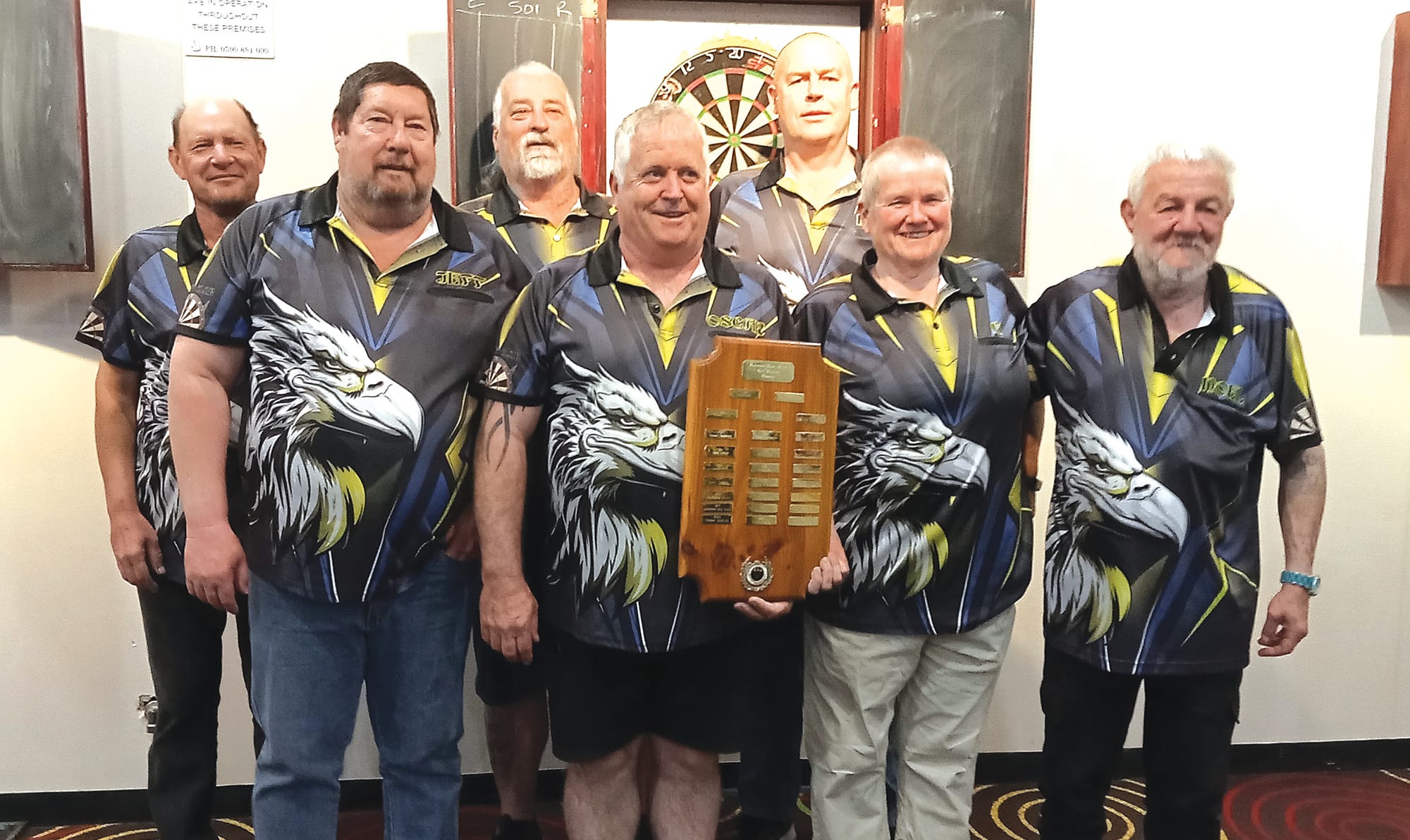 Eagles claim fifth straight darts title