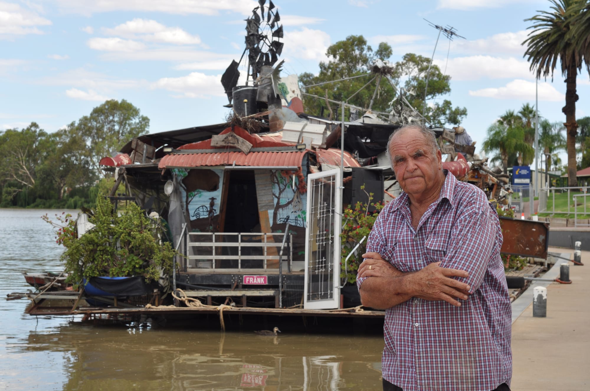 Frank river damage warning for Renmark