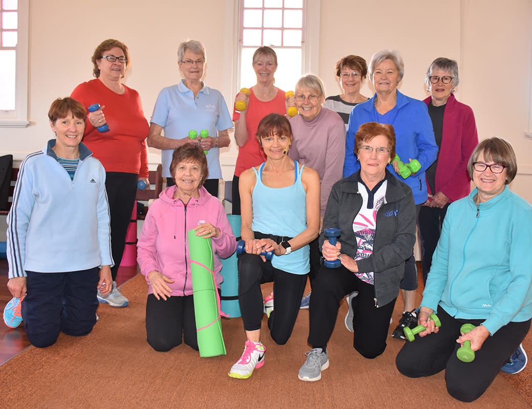 Aerobics instructor sticks to motto ‘move it or lose it’