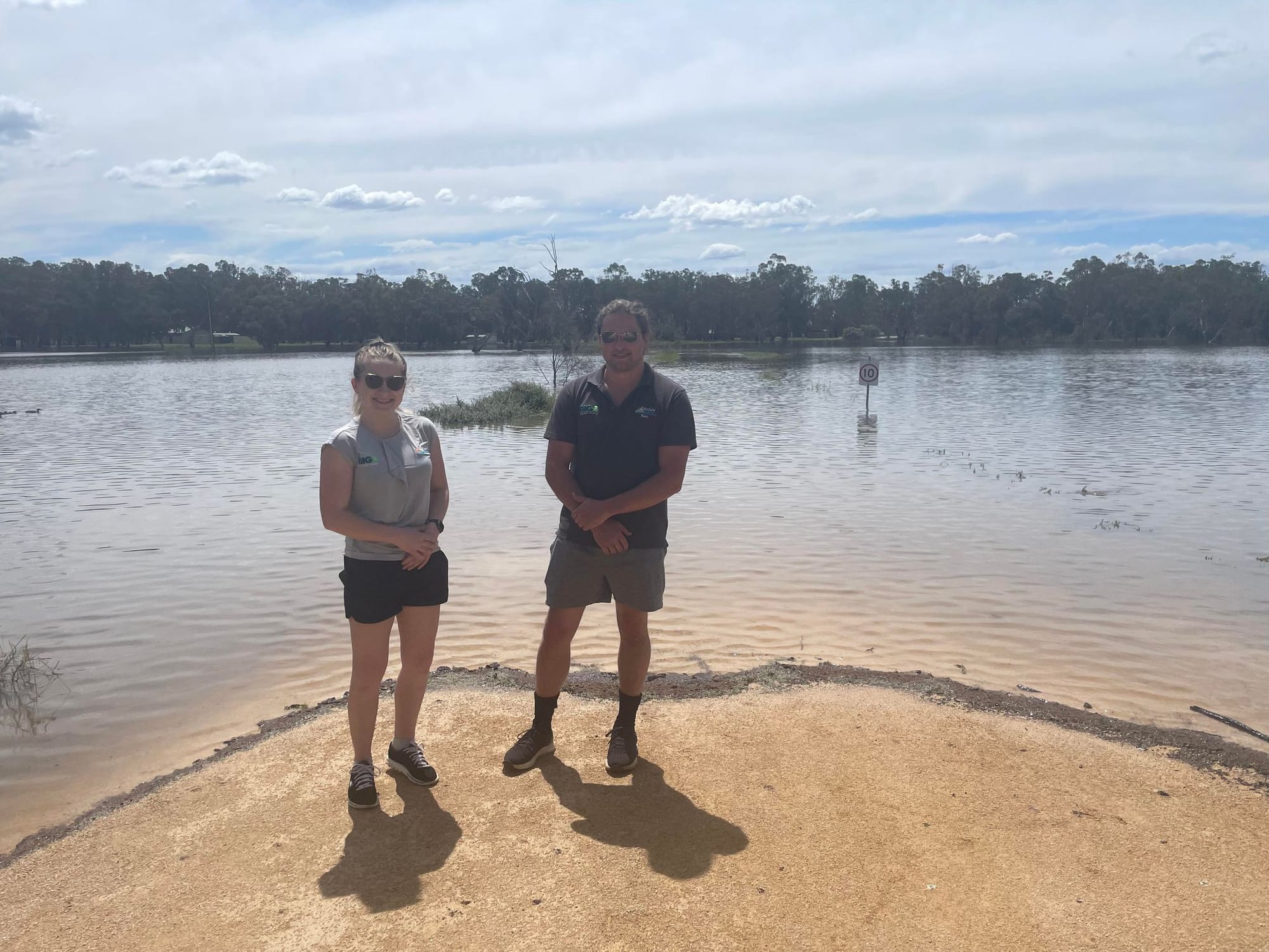 Loxton park still open, despite its new ‘lake’