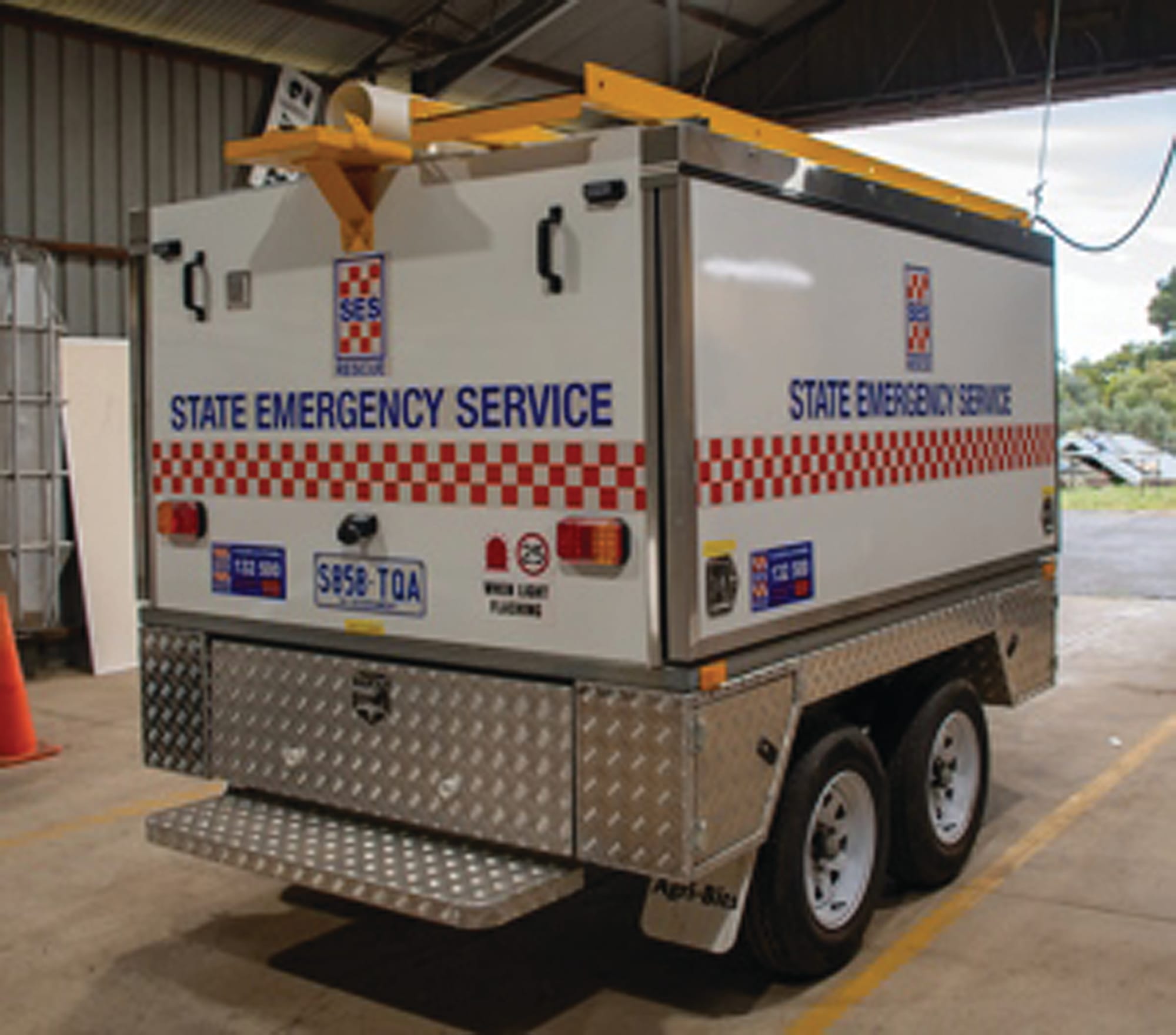 SES trailer delivering a boost for volunteers