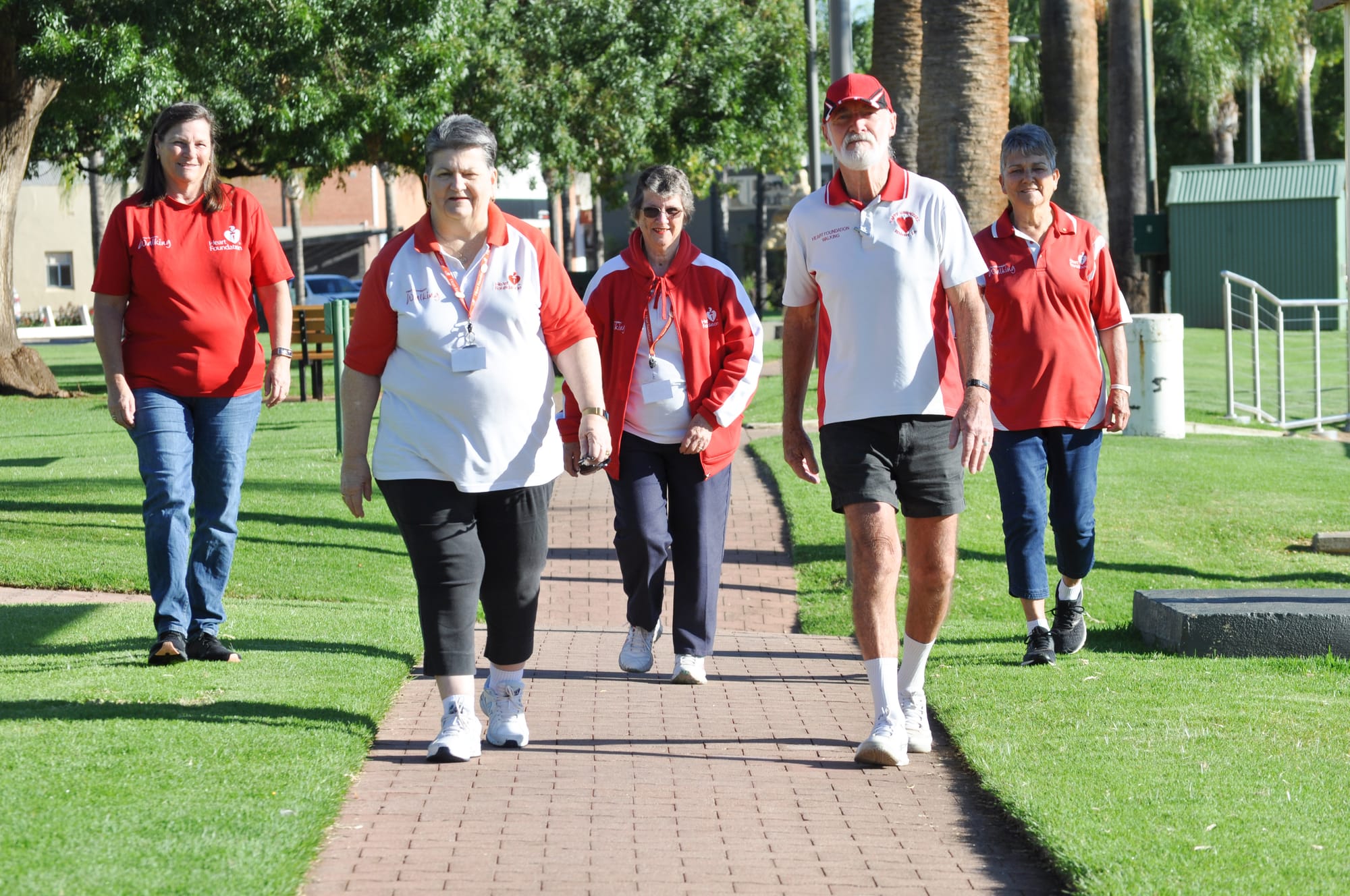 Walkers gather in Renmark
