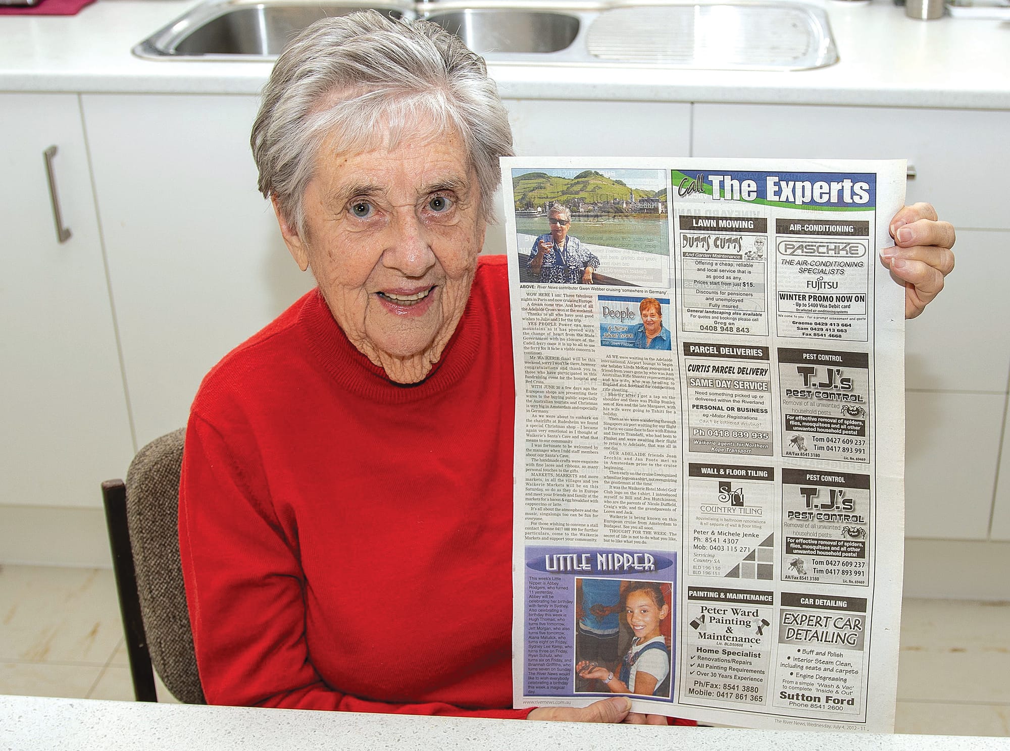 Gwen Webber relishing post-column life