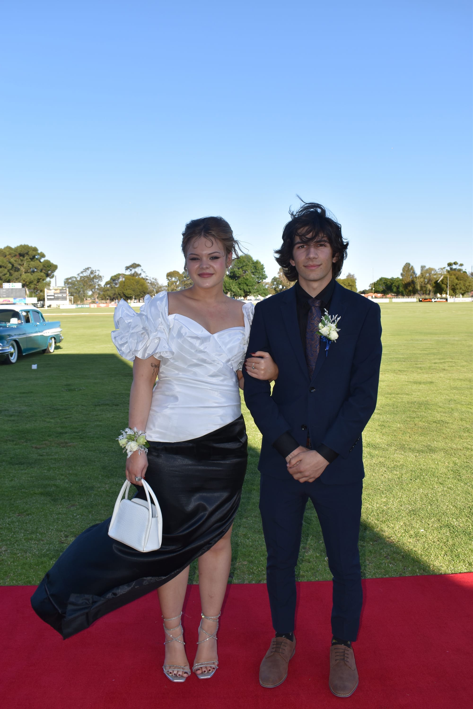 Keely-Grace Harkins and James Skinner