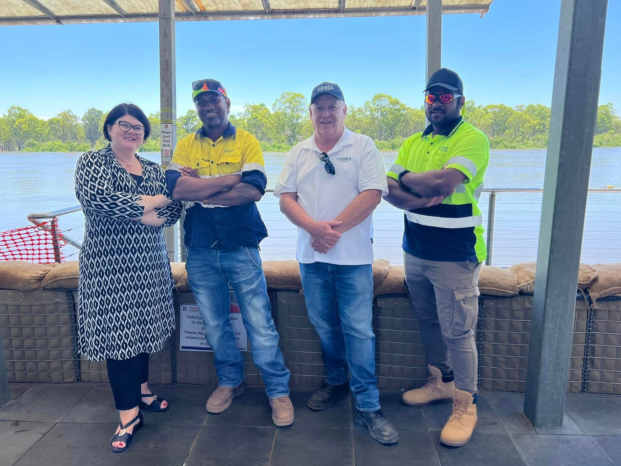 Minister thanks Pacific Island levee builders