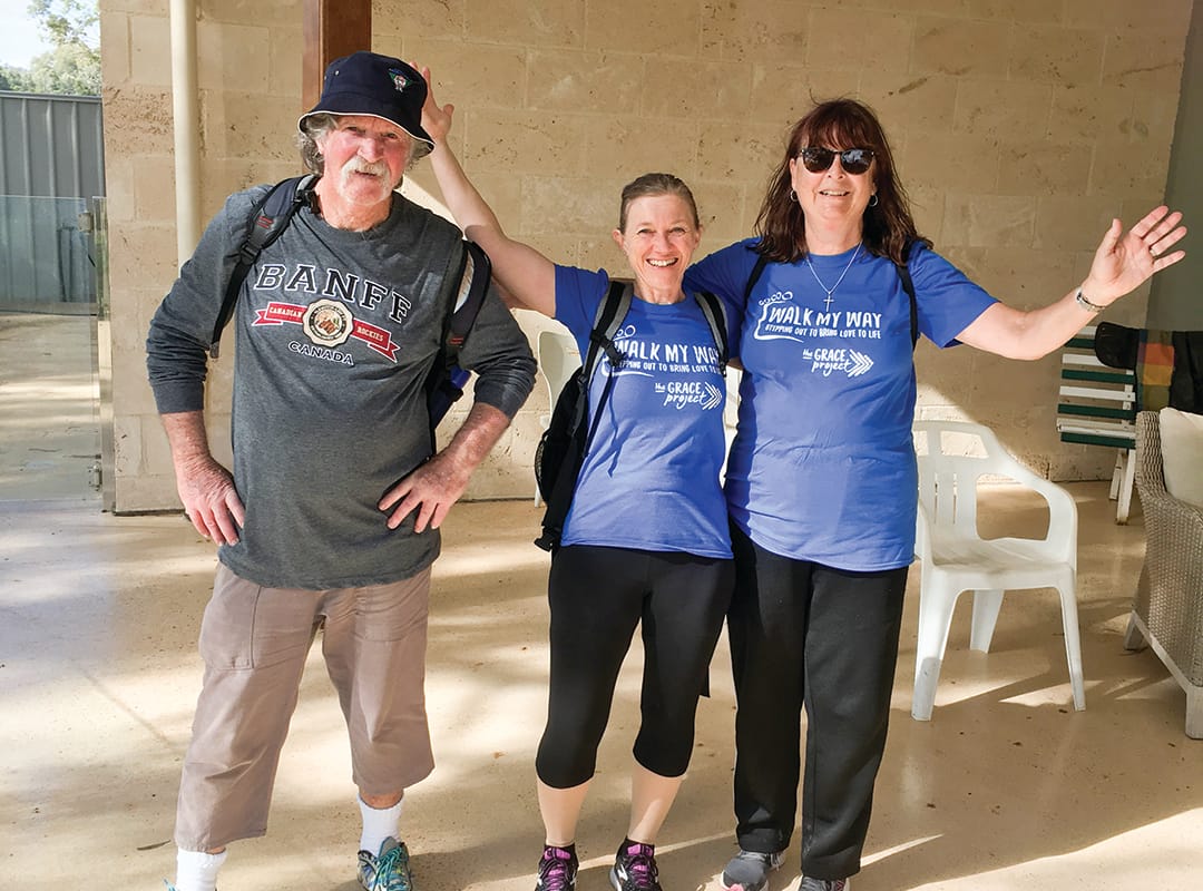 Ex-teacher’s six-hour walk raises $1400 for charity