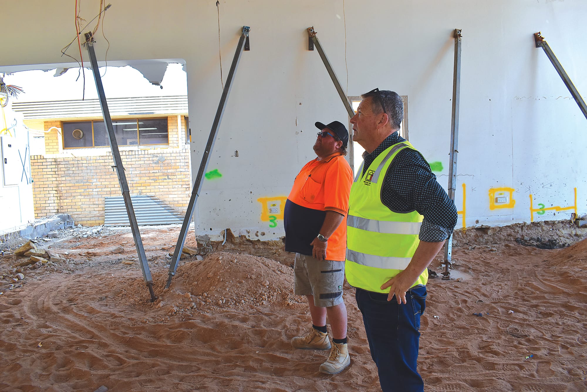 New library well under way