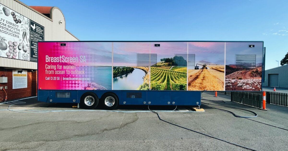 Mobile BreastScreen SA clinic in Waikerie