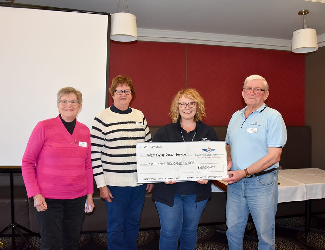 Locals raise $55k for Flying Doctors