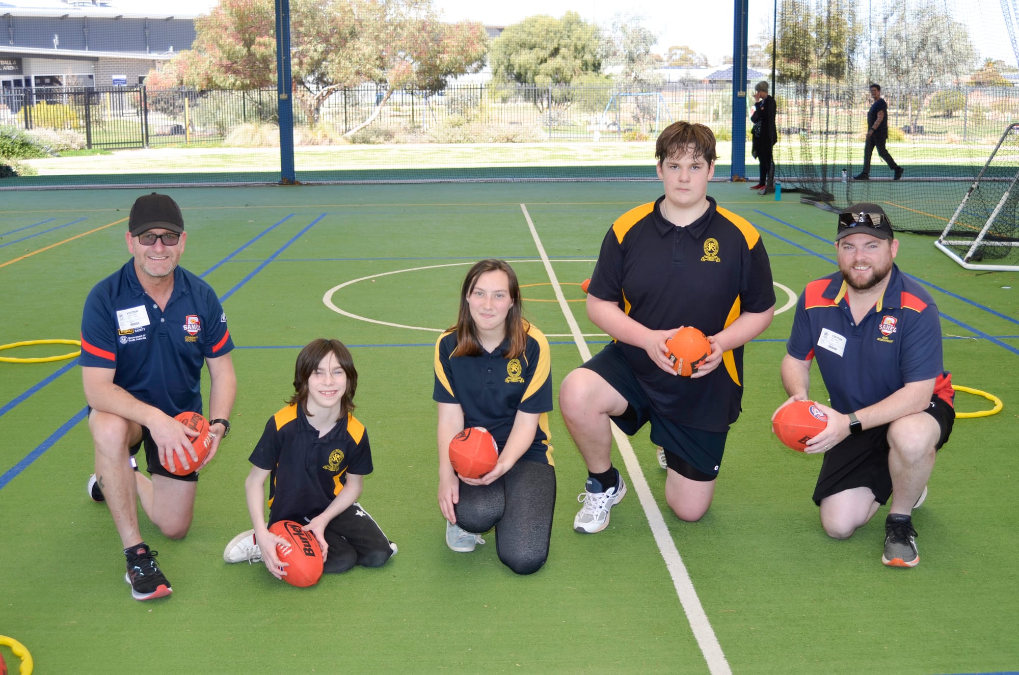 Special school welcomes back footy with open arms