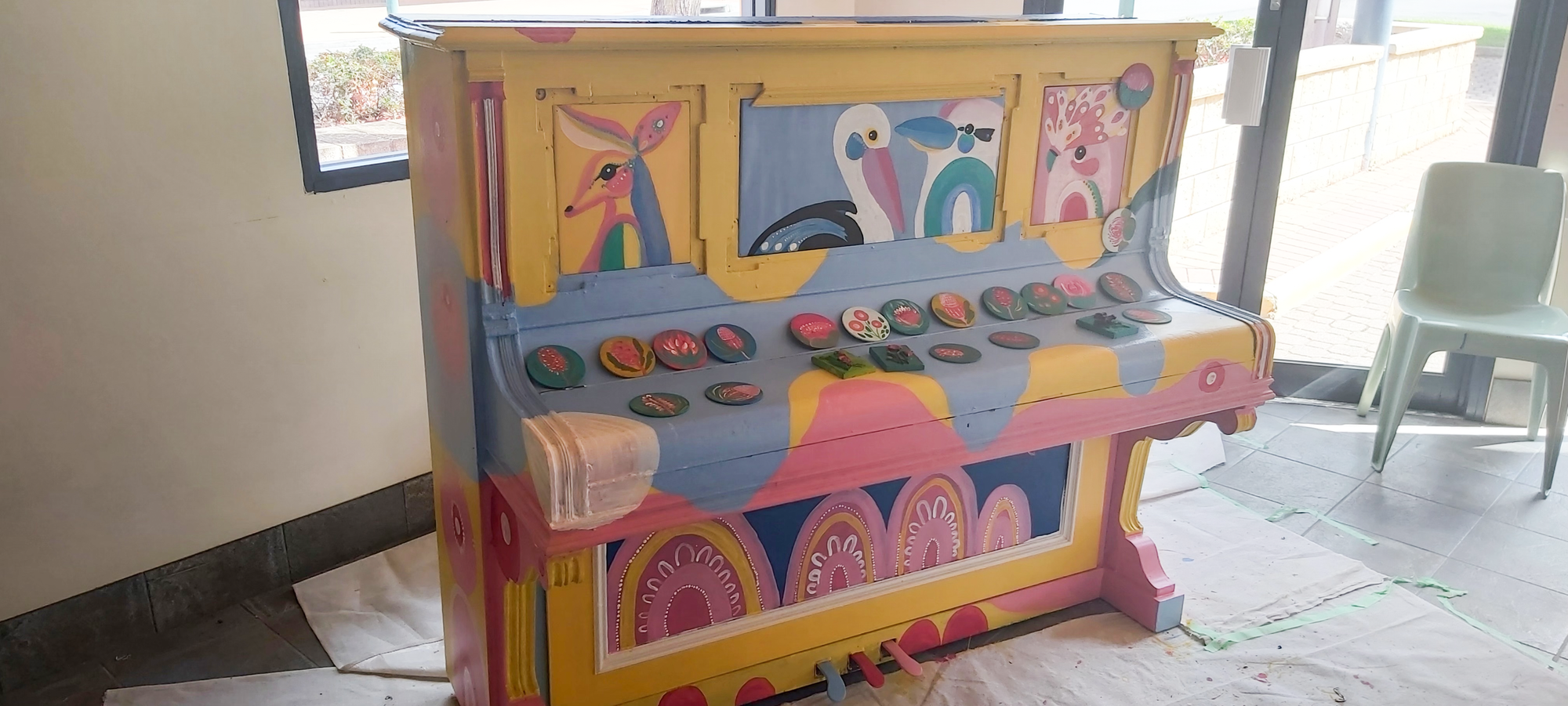 Local artist joins piano art initiative