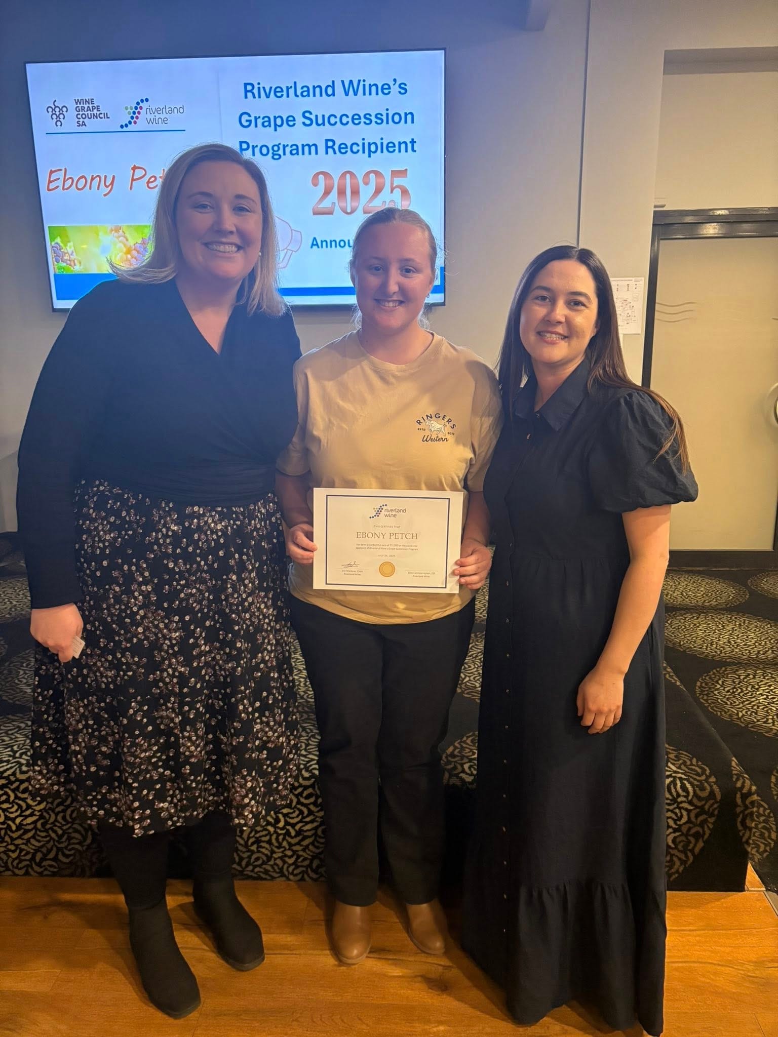 Ebony wins Riverland Wine Grape Succession Grant