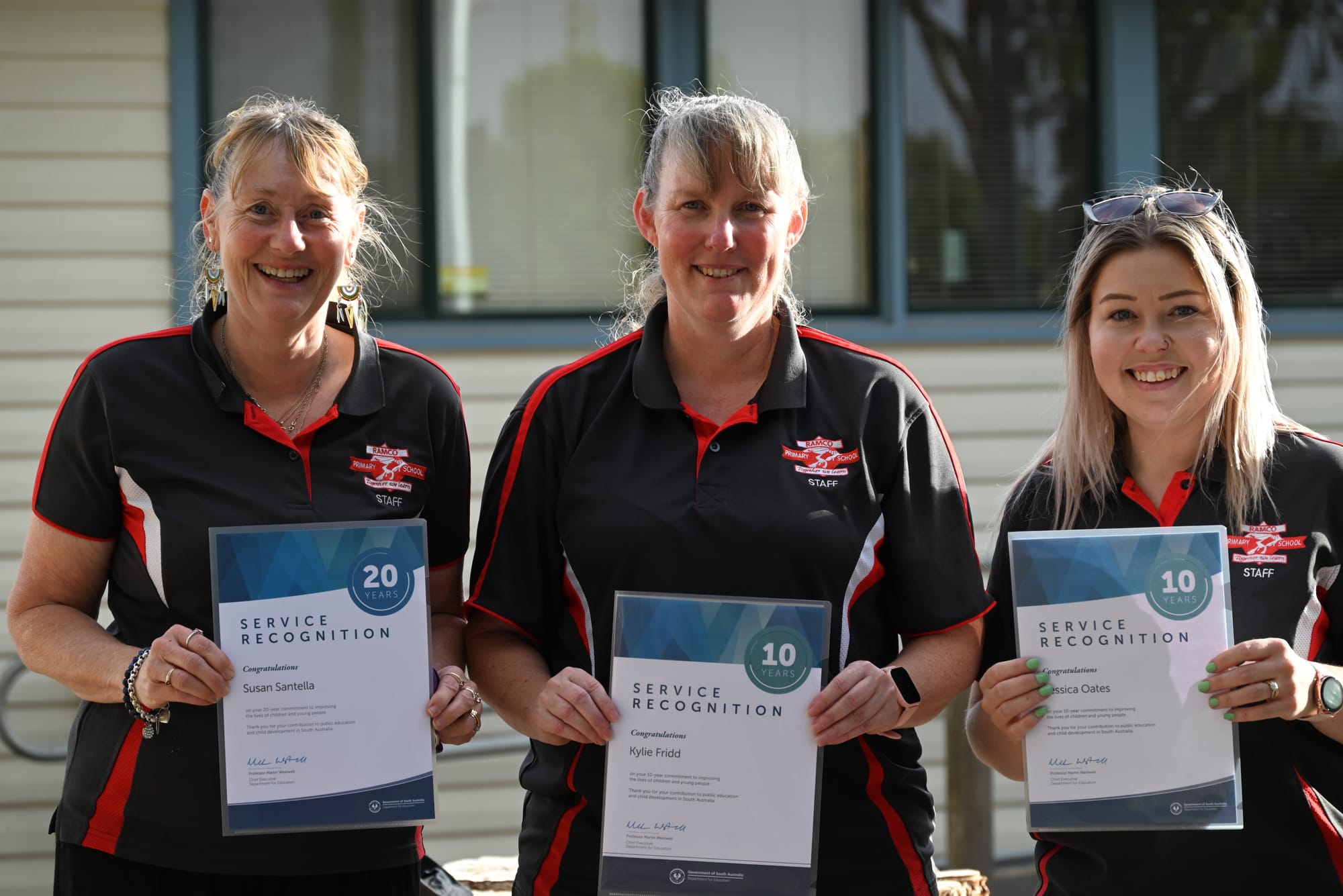 Ramco Primary’s long-serving staff honoured