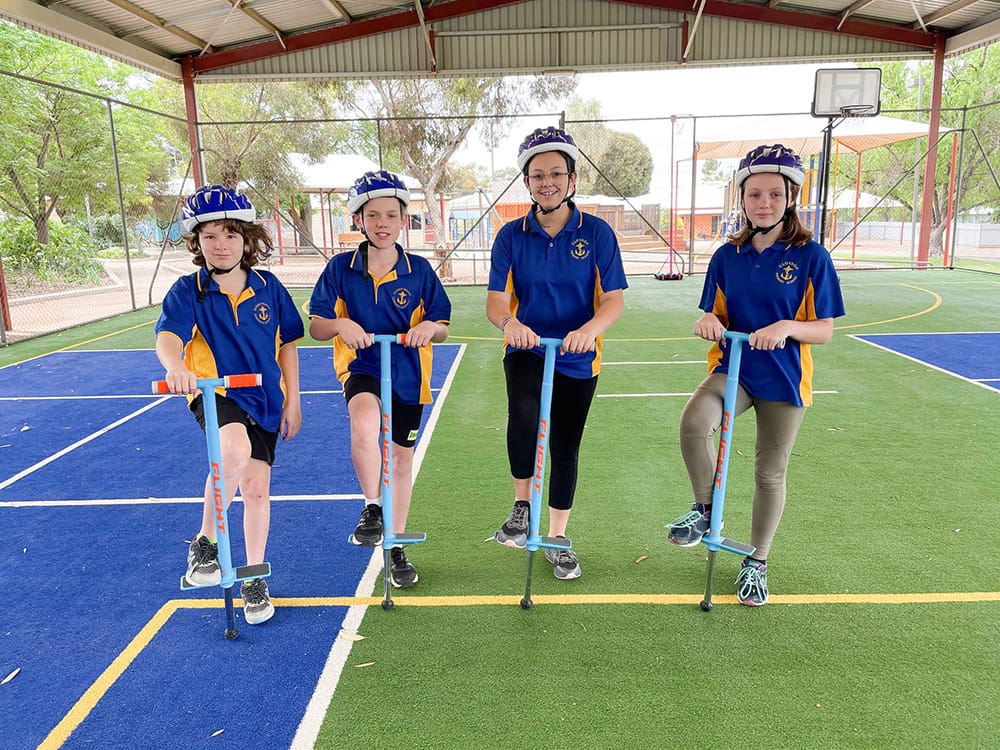 Glossop kids’ jump start on Pogo Pulse