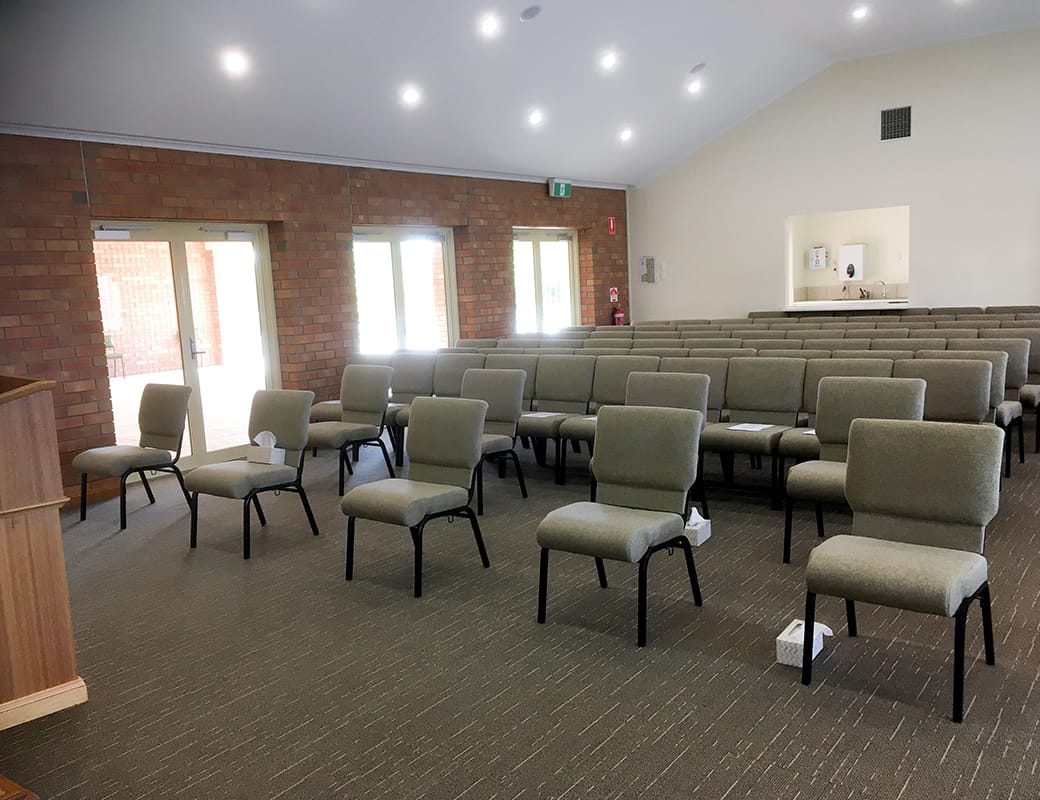 Funerals turned into ghost towns